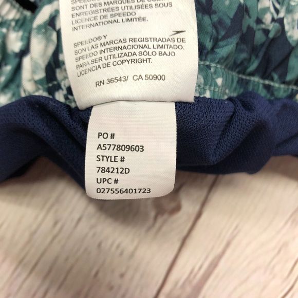 Speedo Men Swim Trunks Shorts Size Large Floral Lined with Polyester M111 -9 - Picture 10 of 16